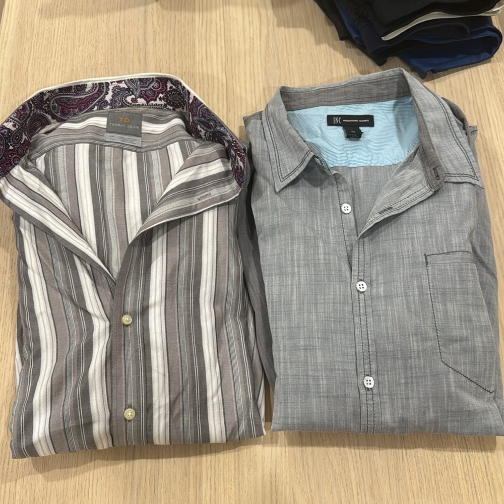 Grey Button Down Bundle - image 1